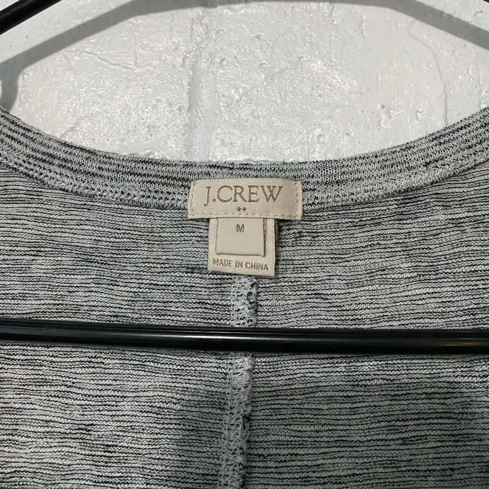 J. Crew Striped Gray Tank Dress